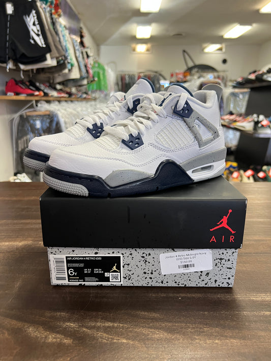 Jordan 4 Retro Midnight Navy (GS)
