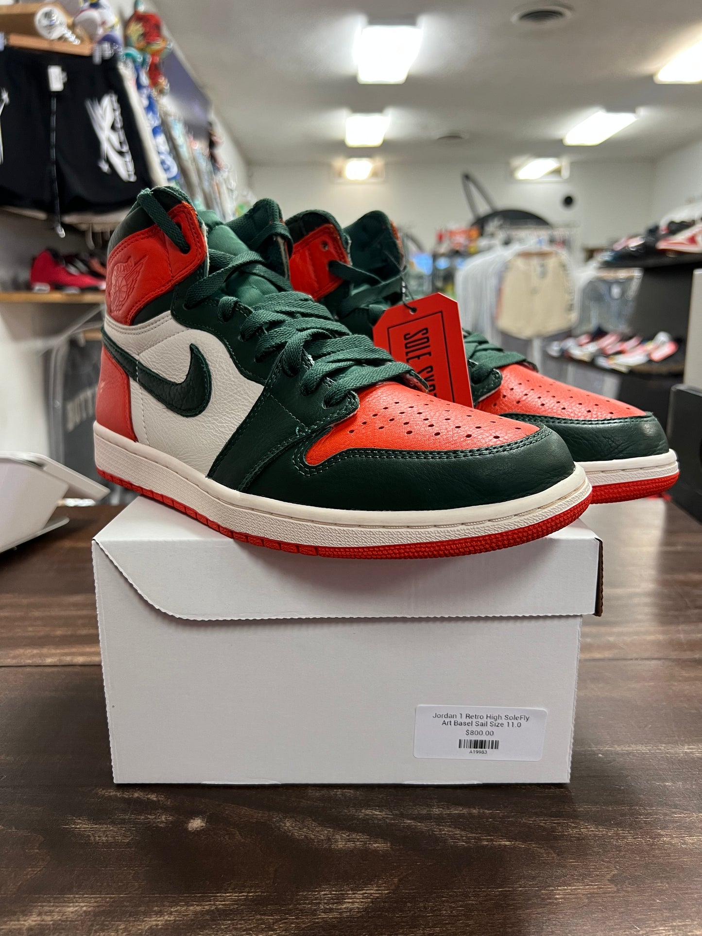 Jordan 1 Retro High SoleFly Art Basel Sail