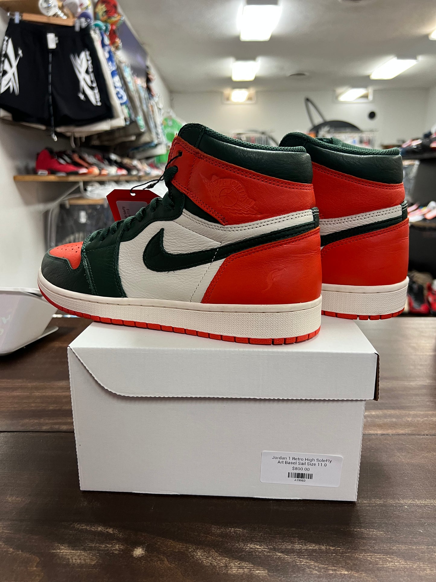 Jordan 1 Retro High SoleFly Art Basel Sail