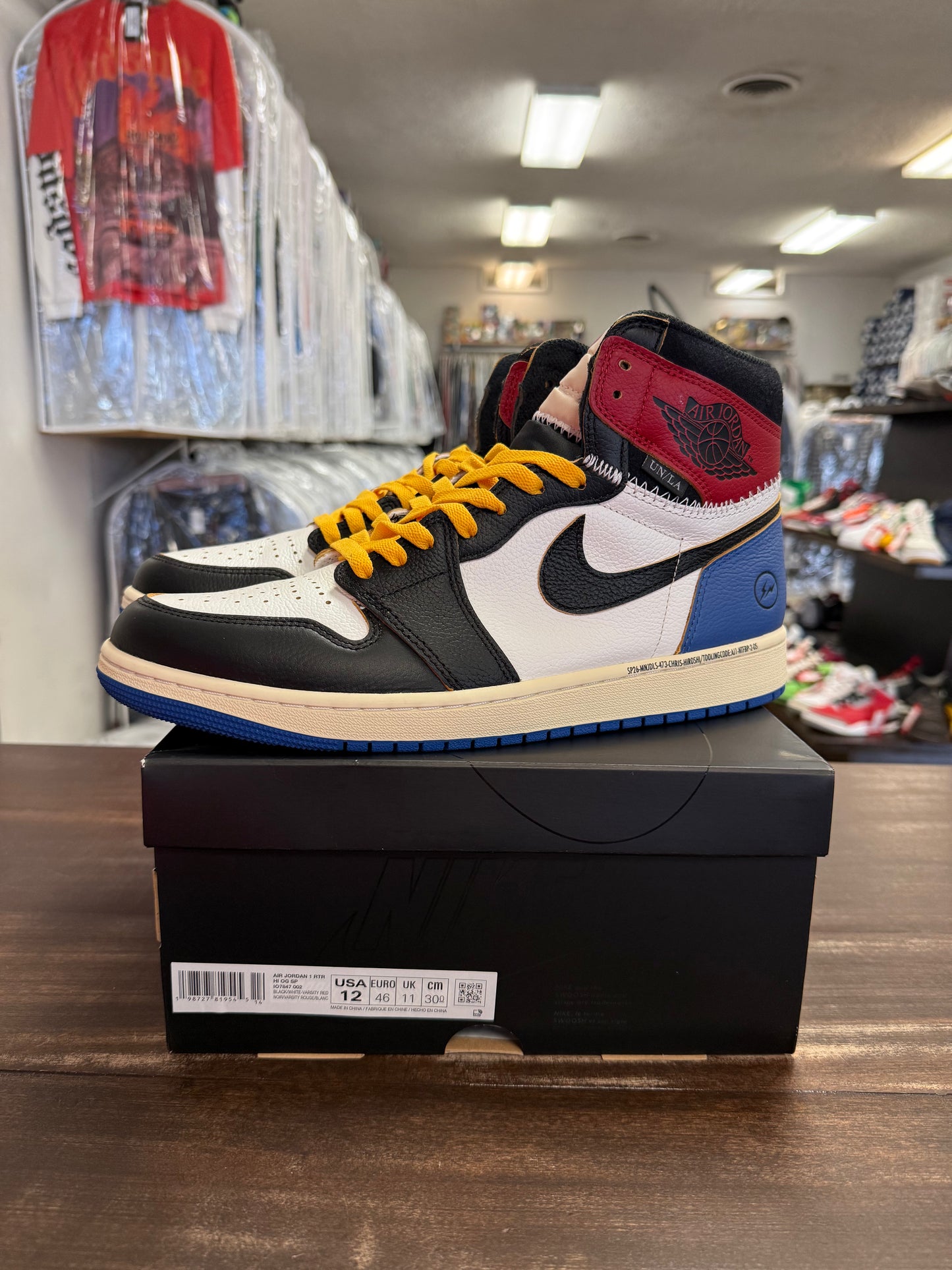 Jordan 1 Fragment x Union LA Sport Royal