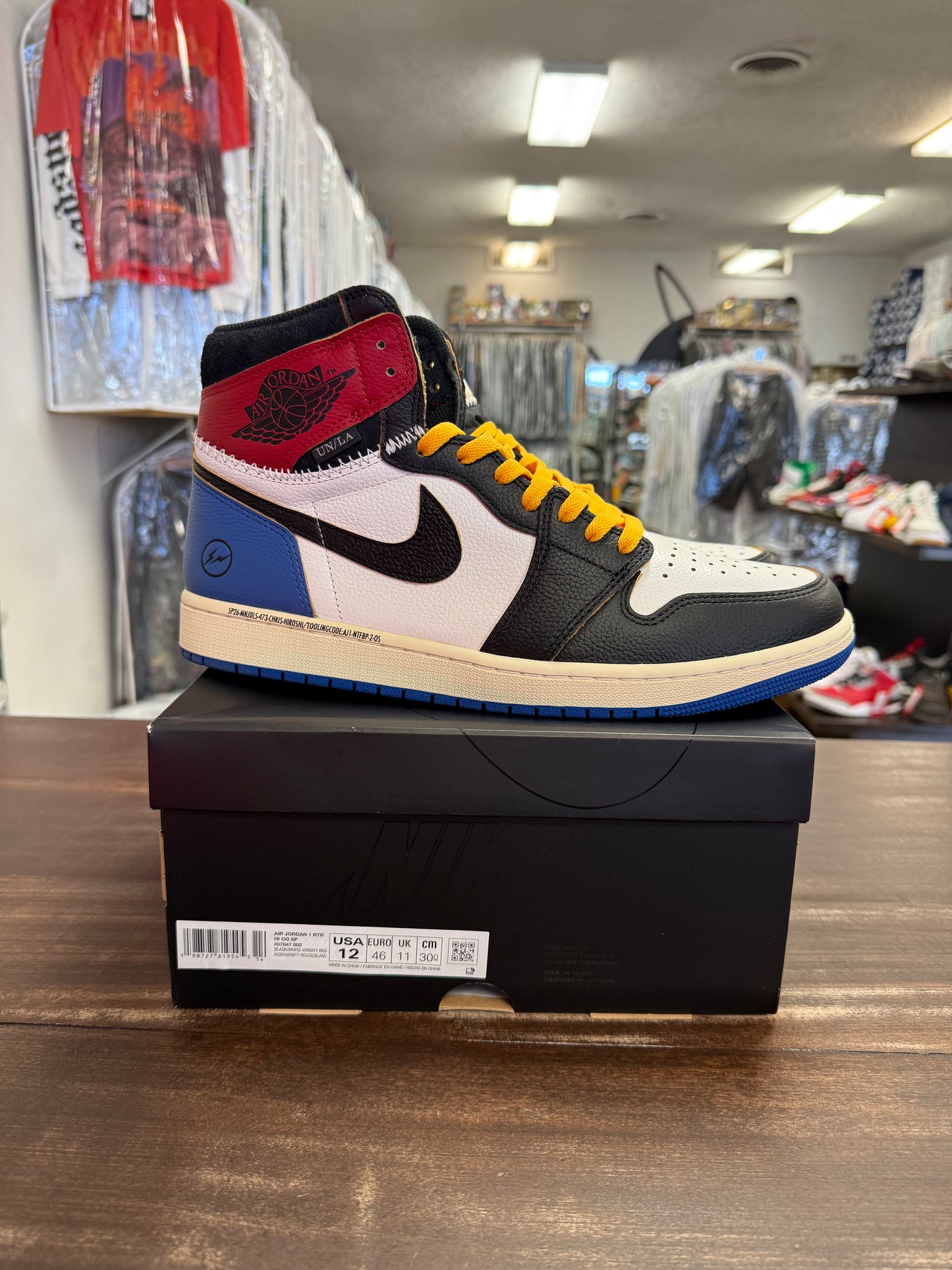 Jordan 1 Fragment x Union LA Sport Royal