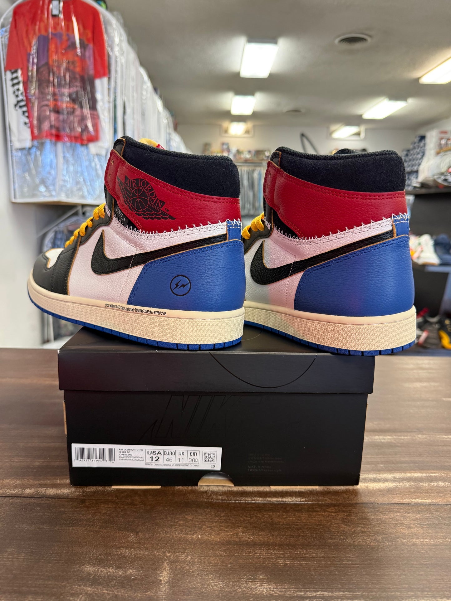 Jordan 1 Fragment x Union LA Sport Royal