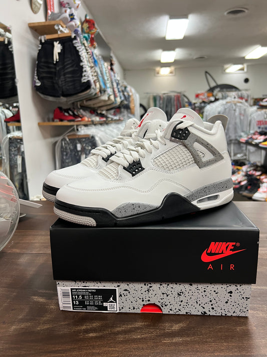 Jordan 4 Retro White Cement