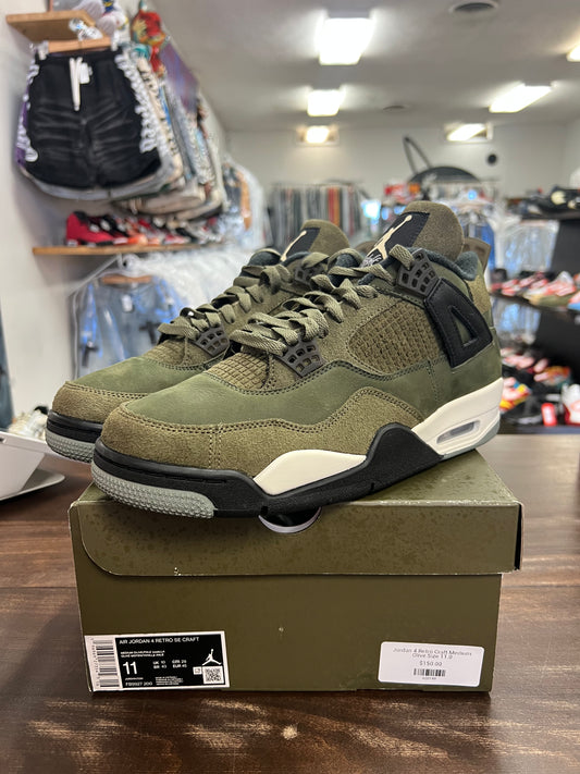 Jordan 4 Retro Craft Medium Olive