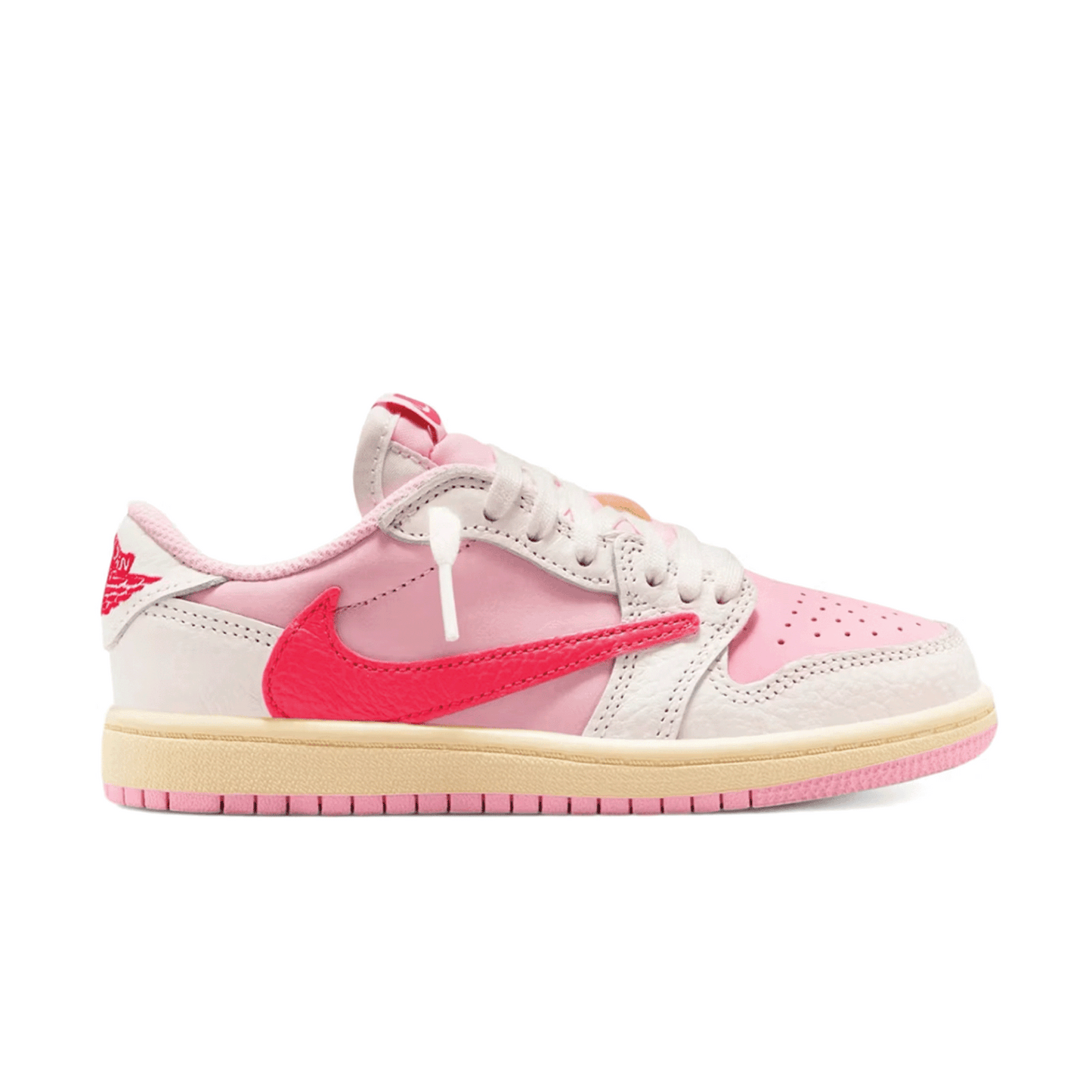 Jordan 1 Retro Low OG SP Travis Scott Sail Tropical Pink (PS)