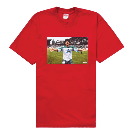 Supreme Maradona Tee Red