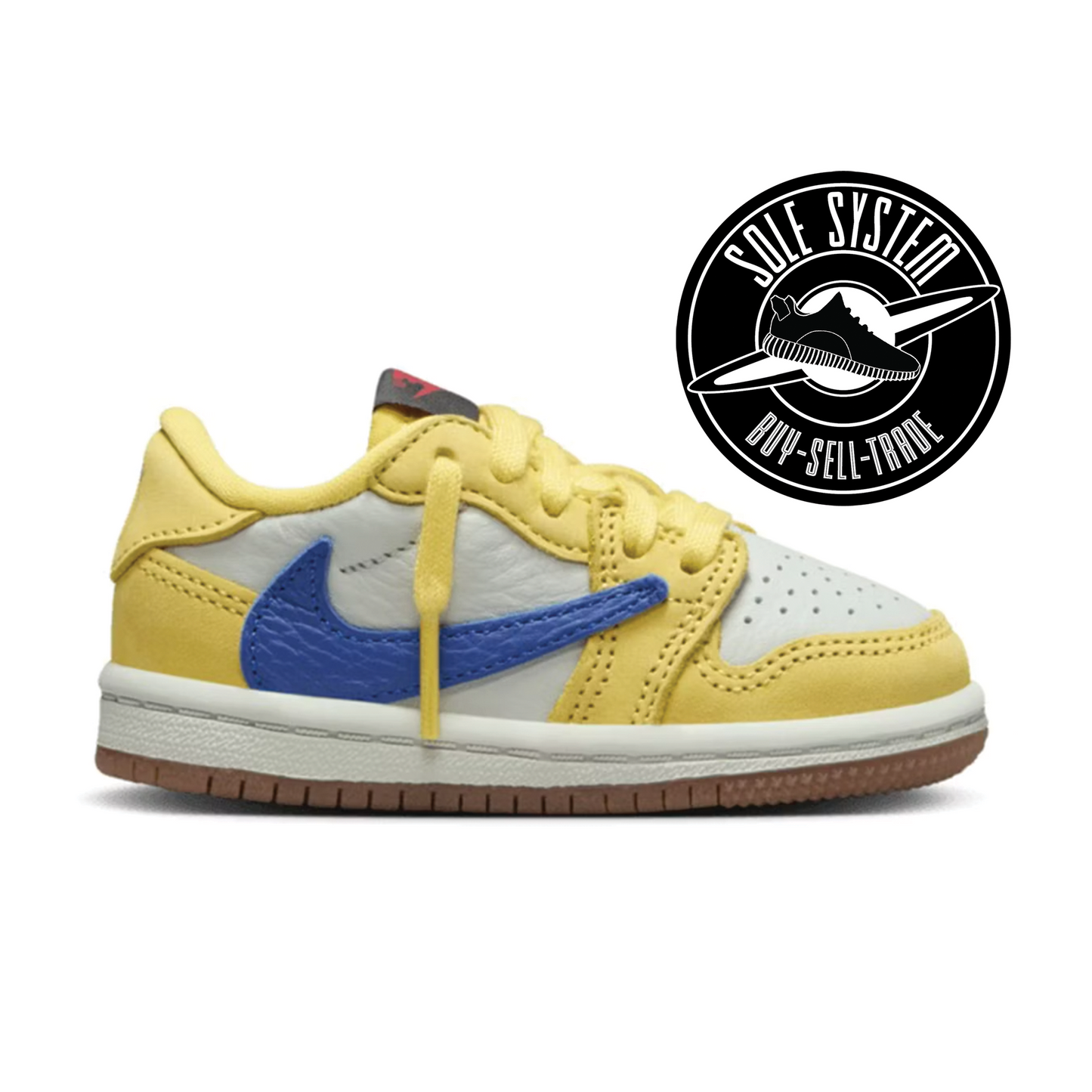 Jordan 1 Retro Low Travis Scott Canary (TD)