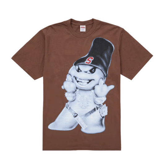 Supreme Snowman Tee Brown