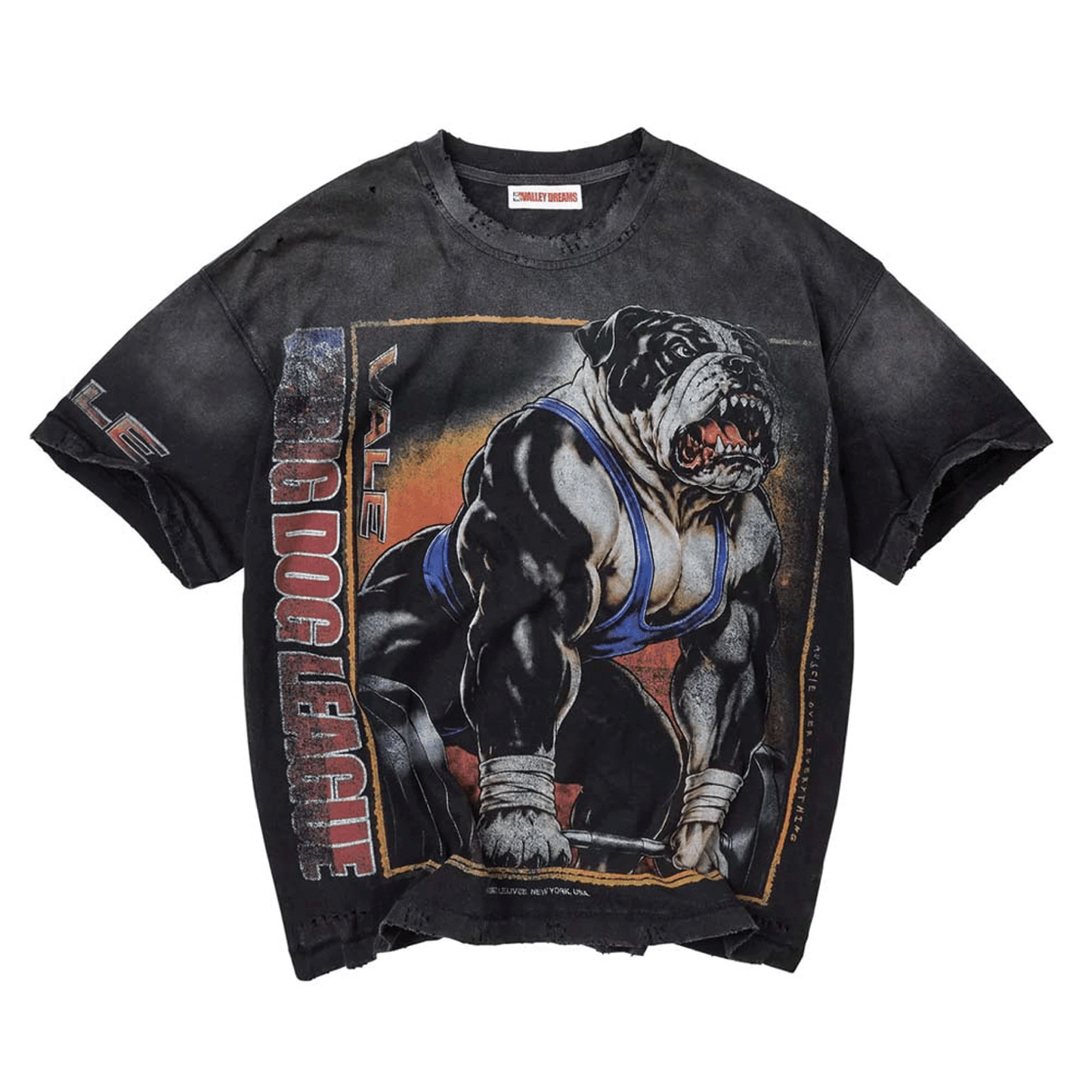 Vale Forever Heavyweight Faded Black Tee