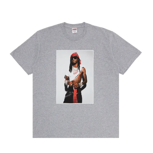 Supreme Playboi Carti Tee Heather Grey