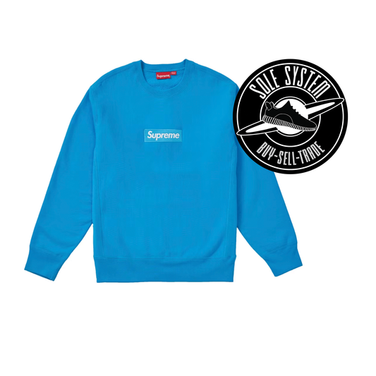 Supreme Box Logo Crewneck (FW18) Bright Royal