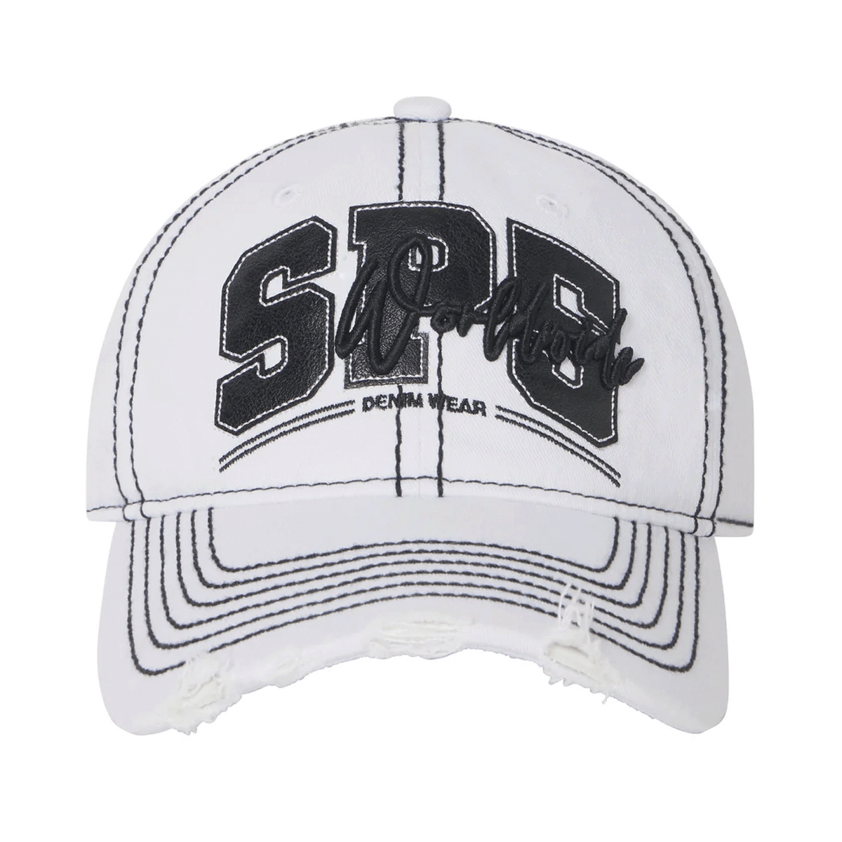 SP5 DENIM WEAR HAT WHITE