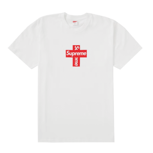 Supreme Cross Box Logo Tee White