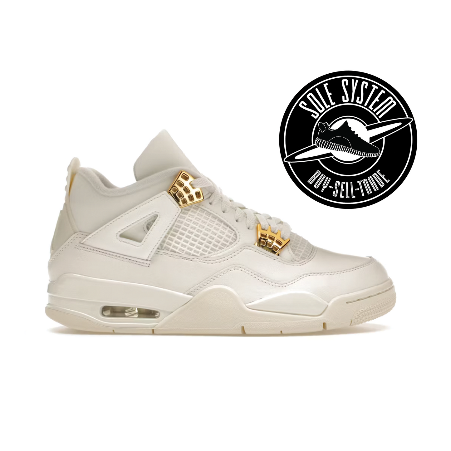 Jordan 4 Retro Metallic Gold (Women's)