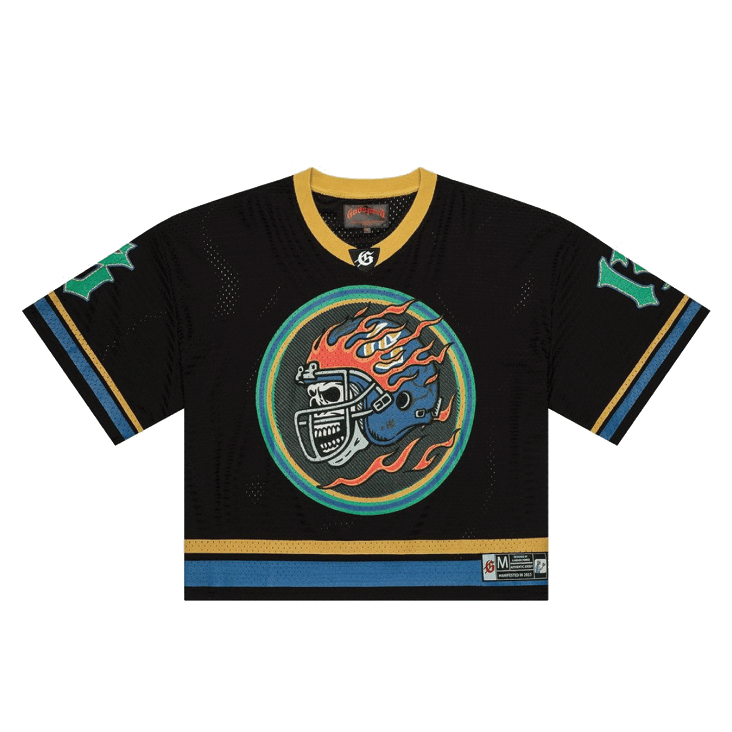 GodSpeed First Down Jersey Black/Yellow/Blue NYC