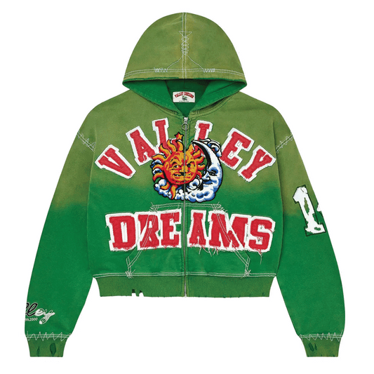 Vale Forever Sunny Zip Up Green