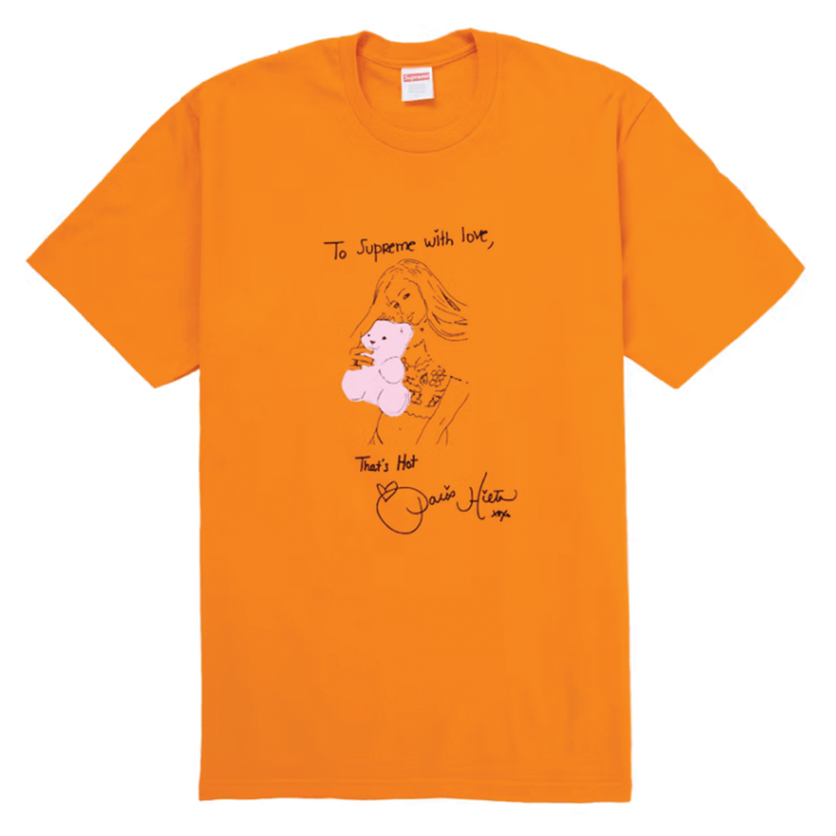 Supreme Paris Tee (FW26) Orange