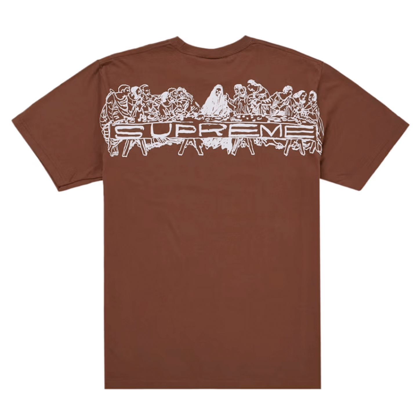 Supreme Supper Tee Brown