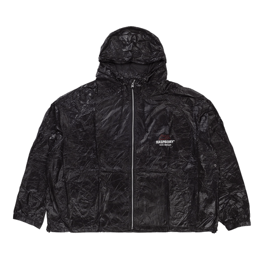 raspberry hills Black Garbage Bag Jacket