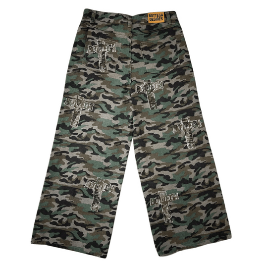 BOTTEGA DESIRES HOLY GRAIL DENIM CAMO