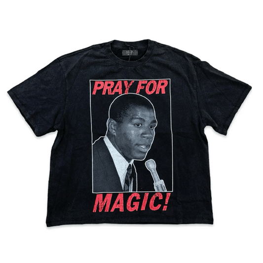 HMDD Pray For Magic Tee Black