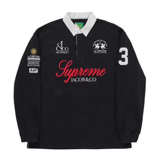 Supreme La Martina Rugby Black