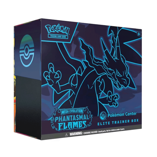 2025 Pokémon Mega Evolution Phantasmal Flames Pokemon Center Elite Trainer Box