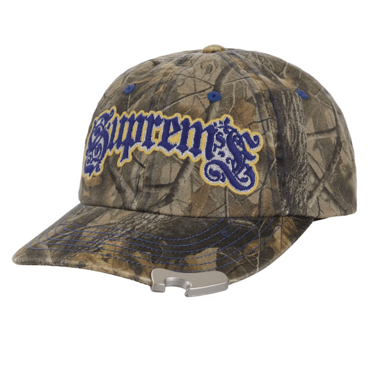 Supreme Bottle Opener 6-Panel Hat Brown Camouflage