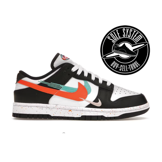 Nike Dunk Low Multiple Swooshes White Washed Teal
