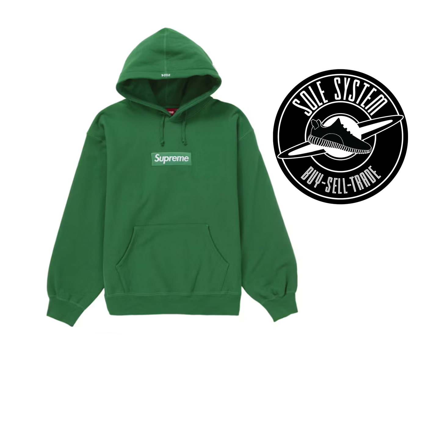 Supreme Box Logo Hoodie (FW24) Green