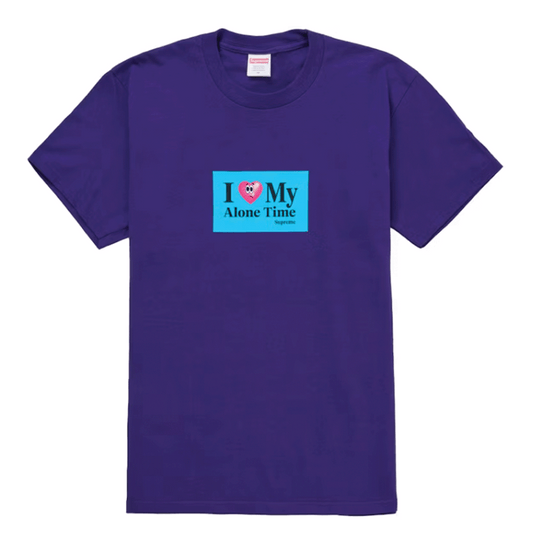 Supreme Alone Time Tee Purple