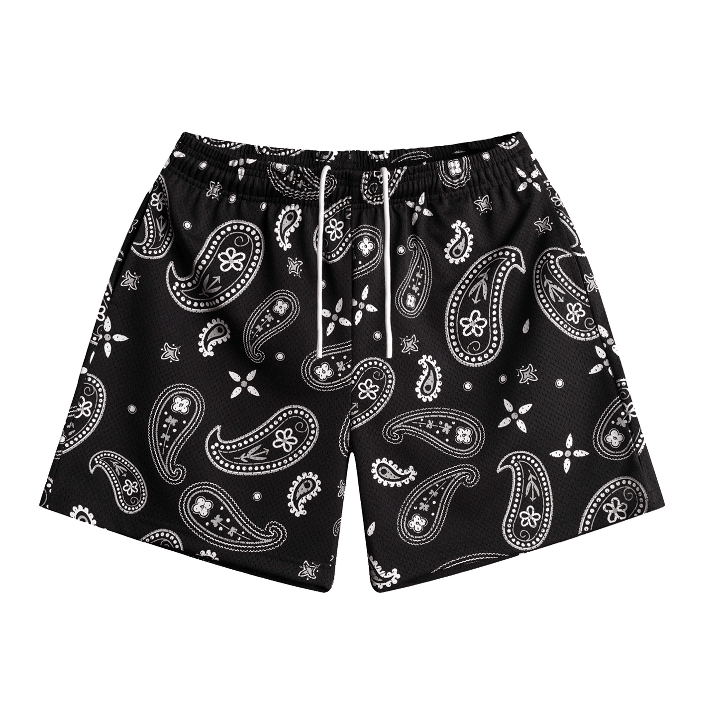 Bravest Black Paisley V3 Shorts