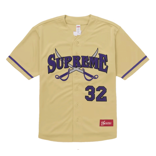 Supreme Swords Baseball Jersey Gold