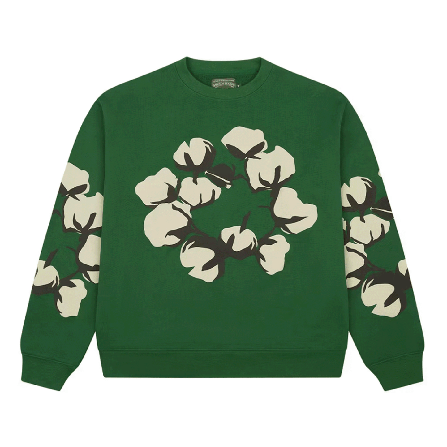 Denim Tears x CPFM Cactus Tears Crewneck Green