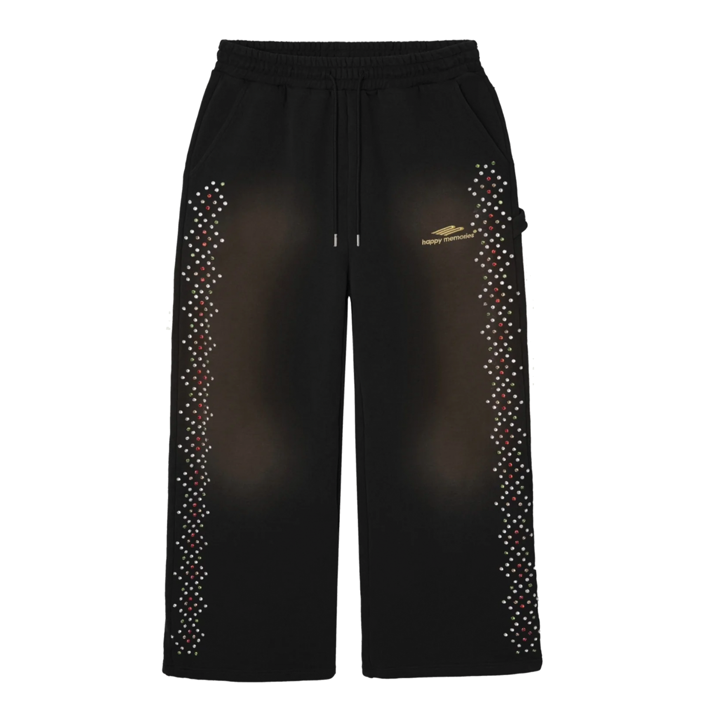 HMDD BLACK CRYSTAL SWEATS