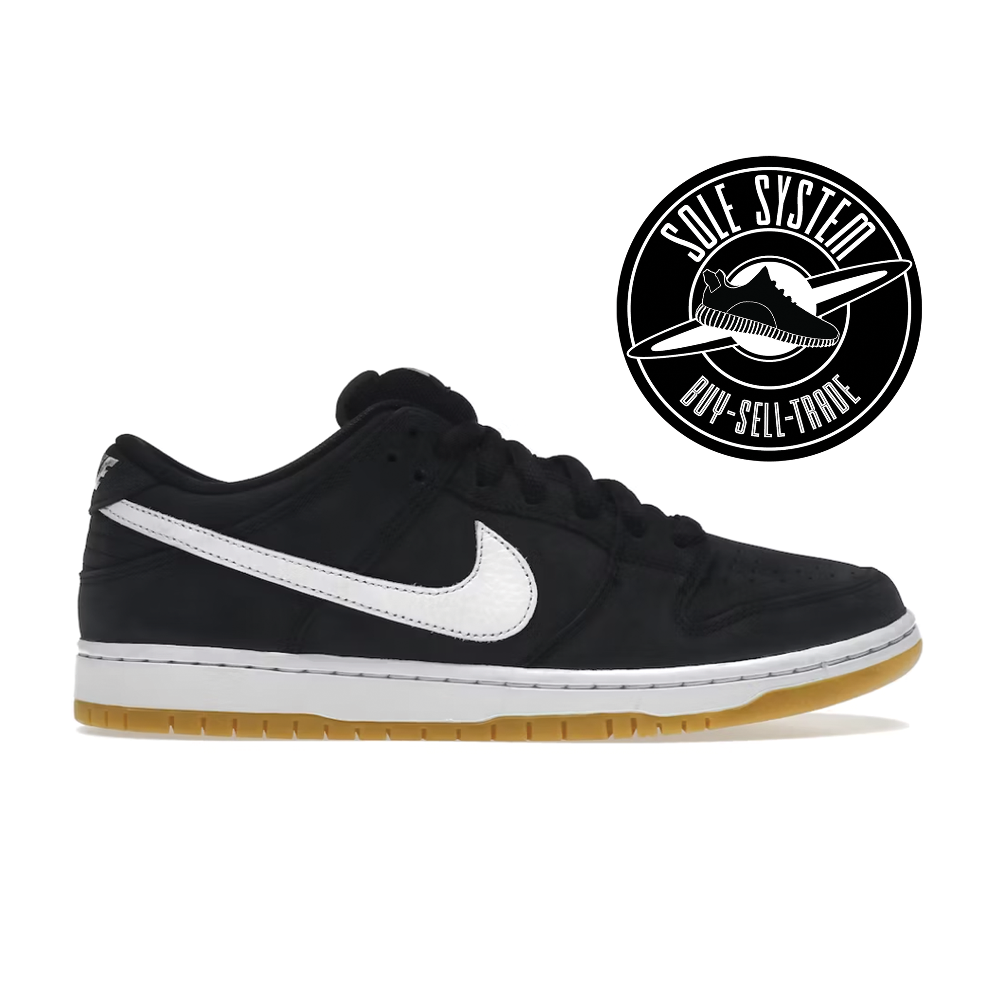 Nike SB Dunk Low Pro Black Gum Sole System
