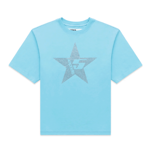 SP5DER BIG 5 STAR RHINESTONE TEE