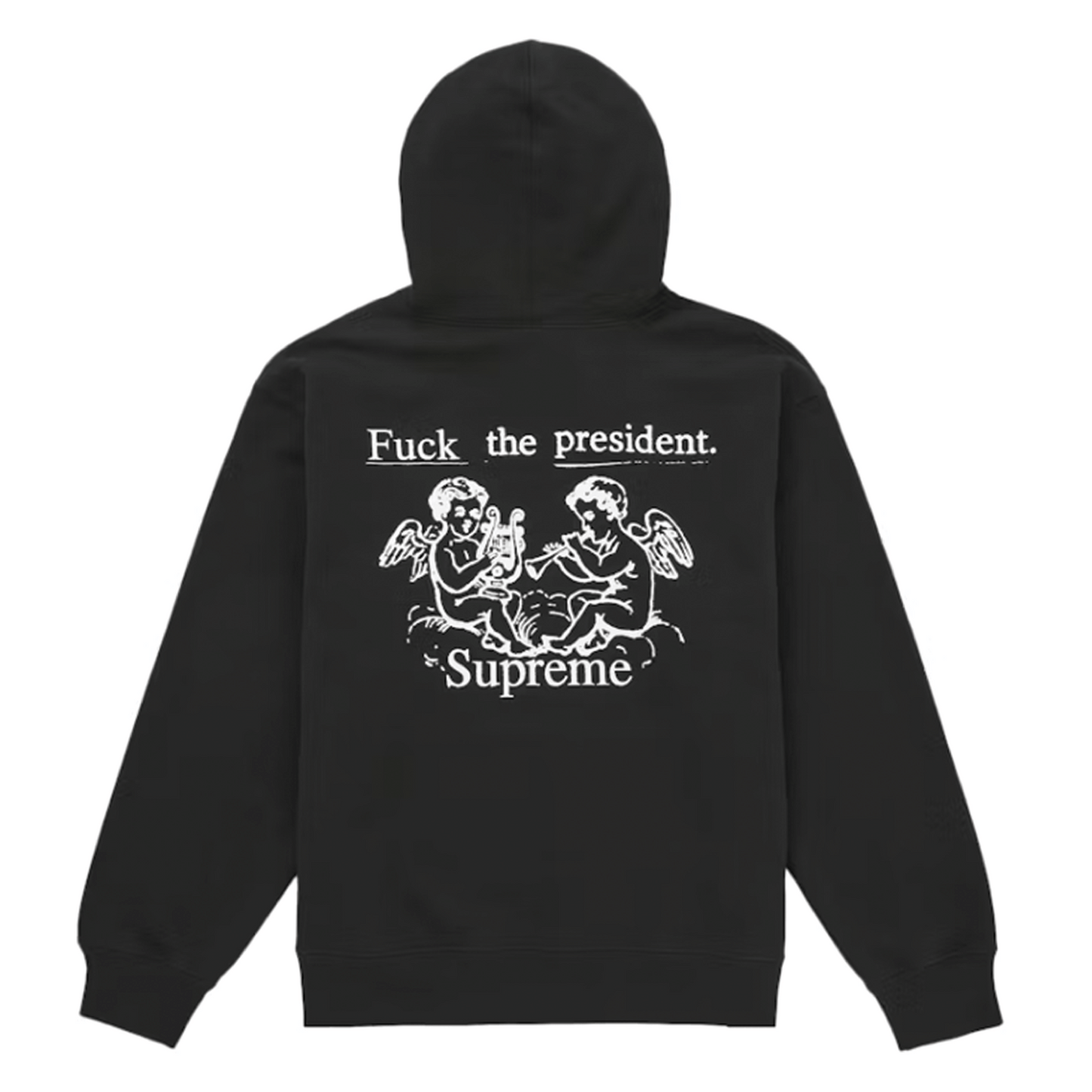 Supreme President Hooded Sweatshirt Black