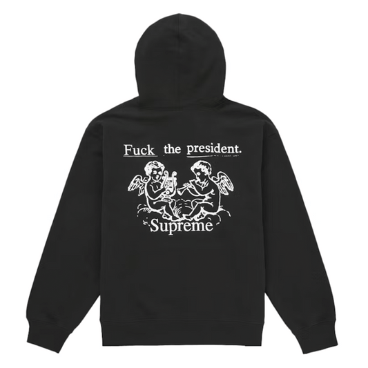 Supreme President Hooded Sweatshirt Black