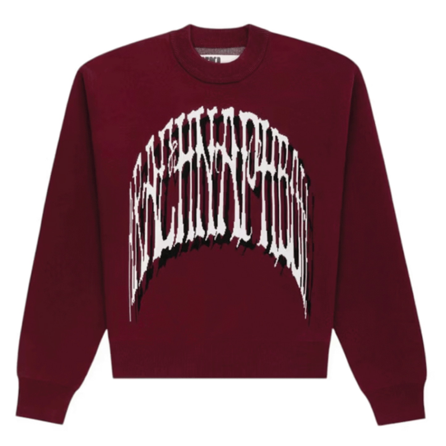 Sp5der Arachnaphobia Sweater Burgundy
