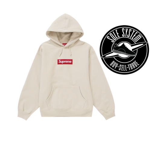 Supreme Box Logo Hoodie (FW24) Stone