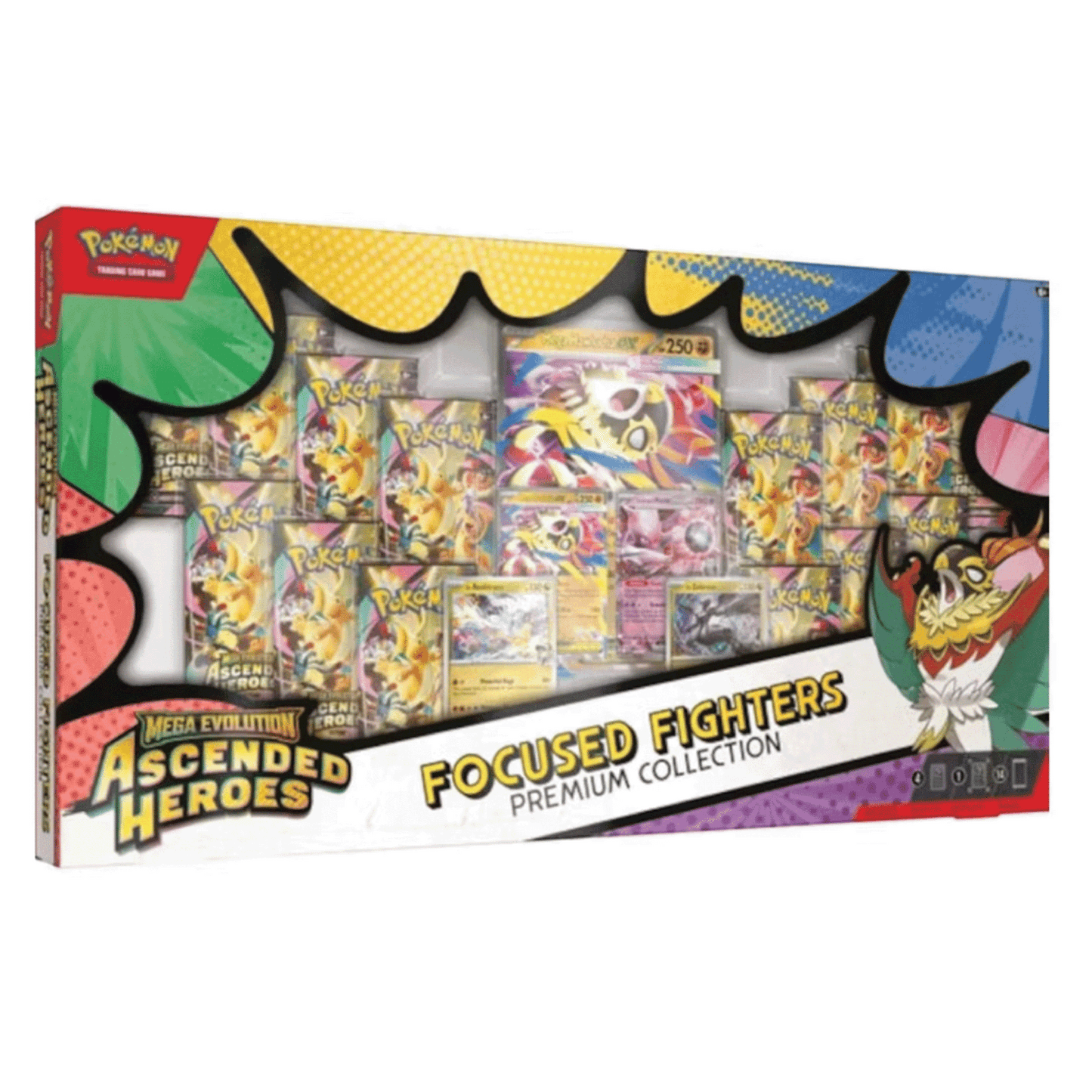 2026 Pokémon Mega Evolution Ascended Heroes Focused Fighters Premium Collection (Sam's Club Exclusive)