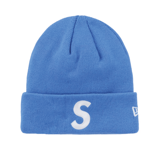 Supreme New Era S Logo Beanie (FW24) Blue
