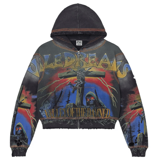 Vale Forever Damned Big Zip Up Black