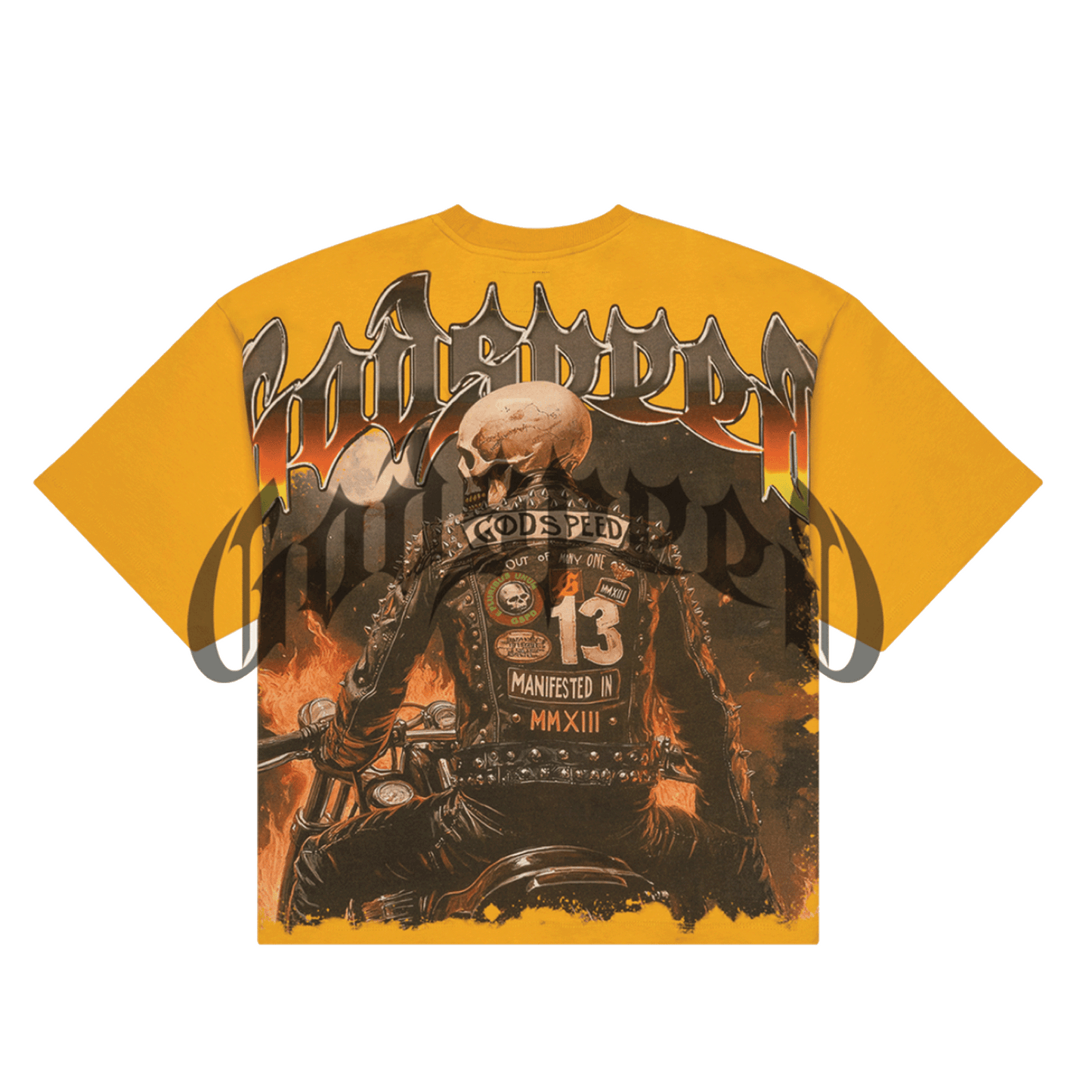 GodSpeed Biker Nation (Mustard)