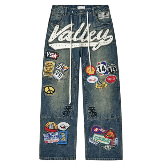 Vale Forever 1980's Carpenter Denim Pant Blue Denim