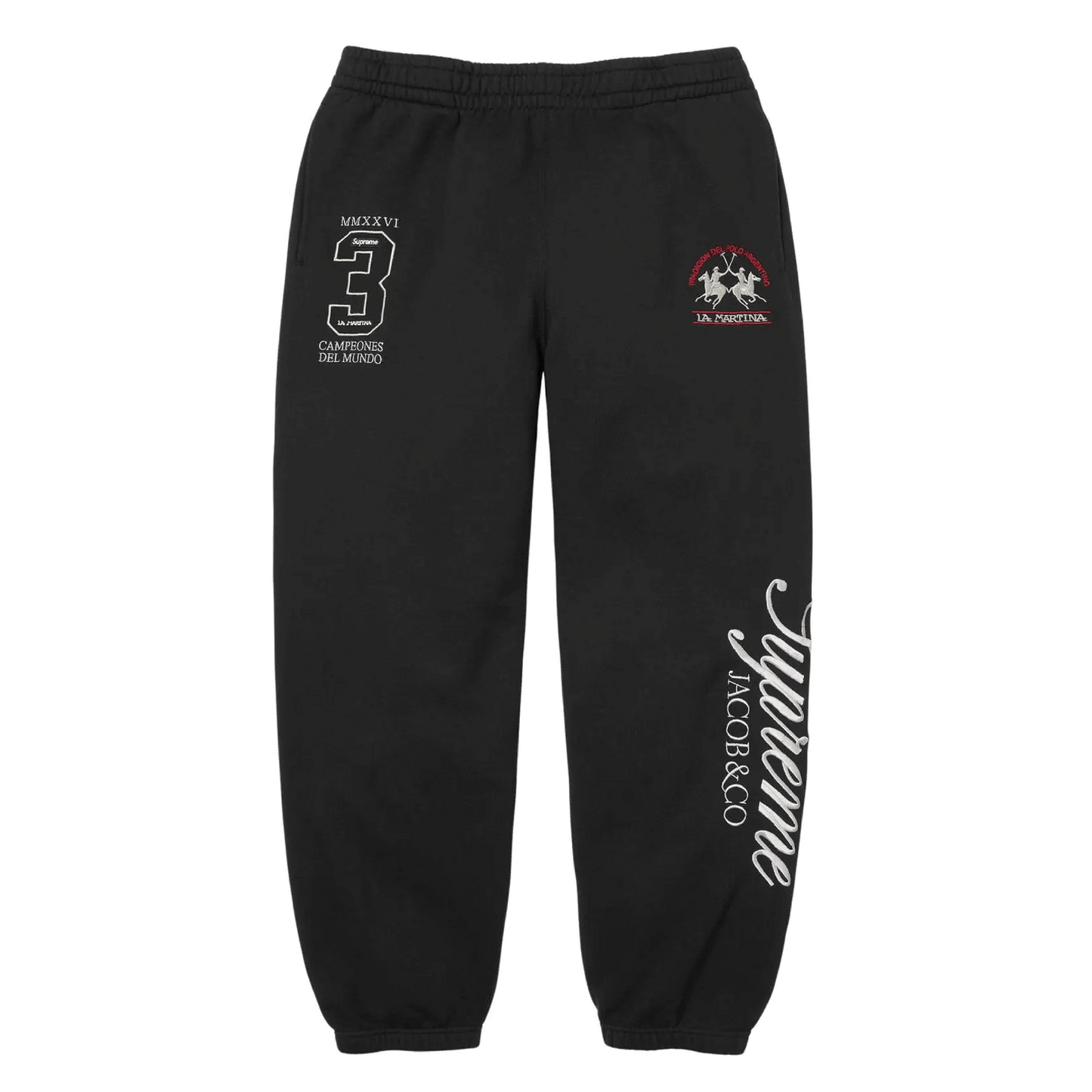 Supreme x La Martina x Jacob & Co Sweatpant Black