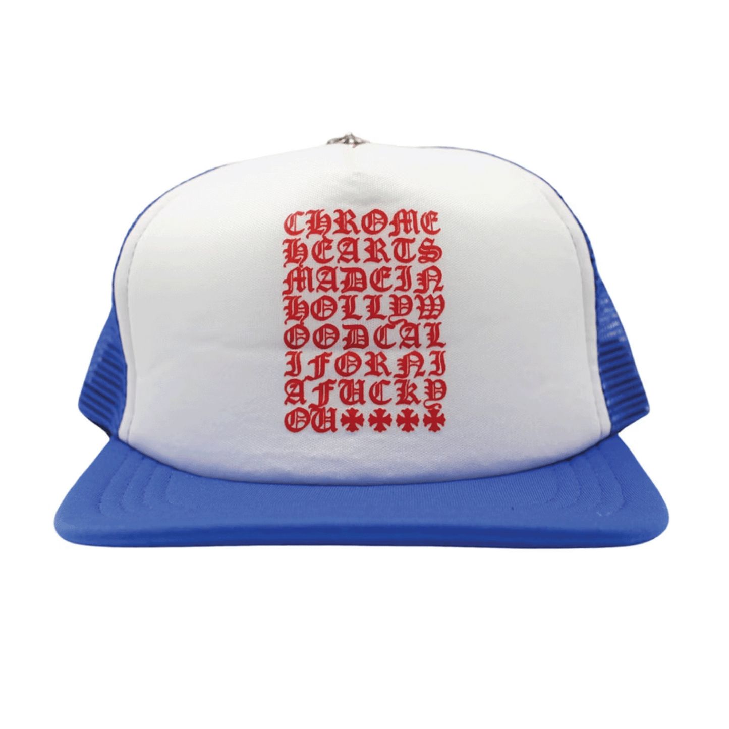 Chrome Hearts Eyechart Trucker Hat