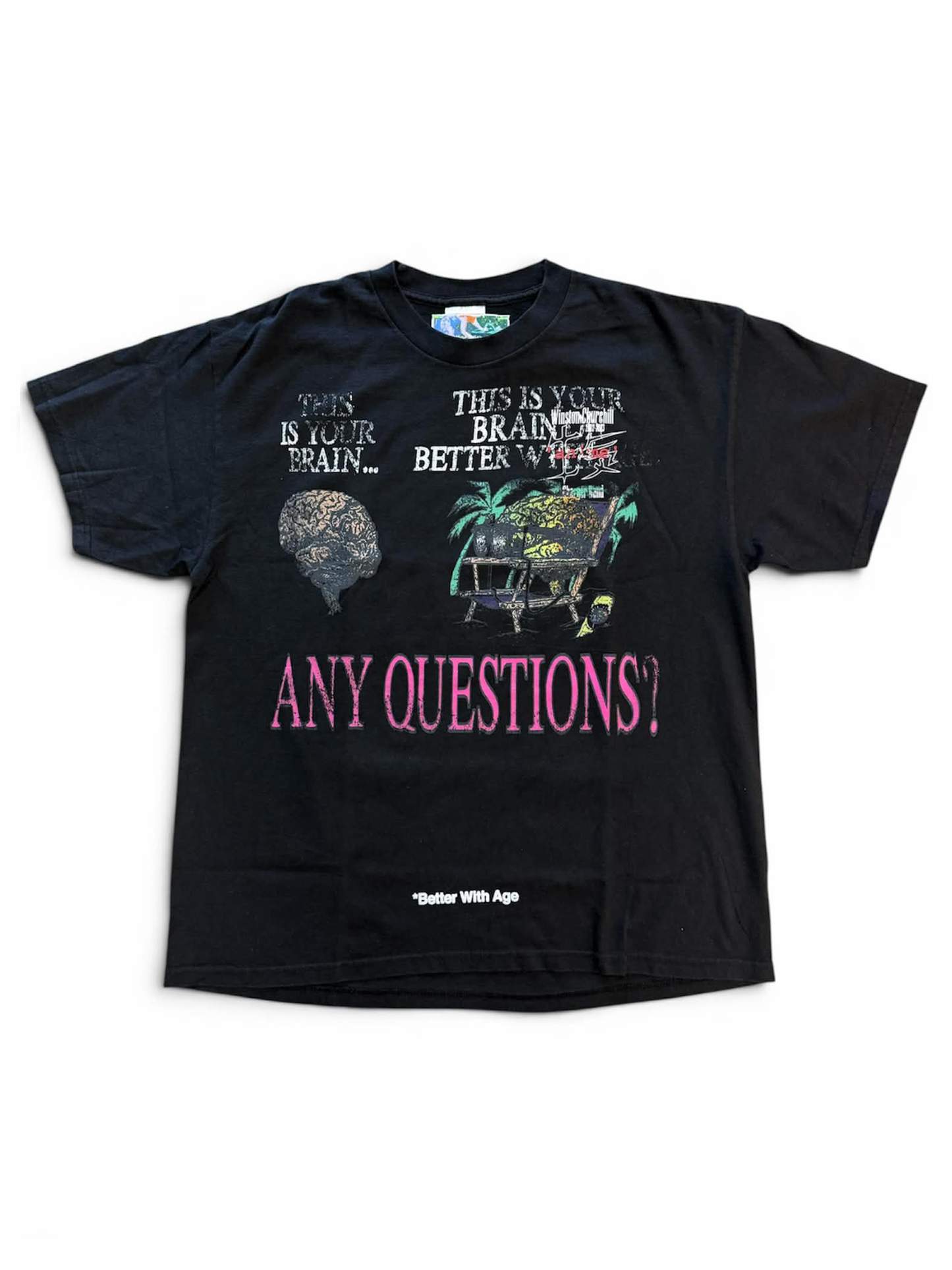 Better With Age Mush Tee Black