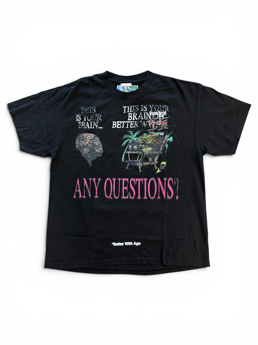 Better With Age Mush Tee Black